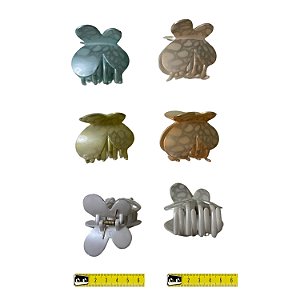 Piranha de Plástico 6cm - Cores Variadas - 12 Peças