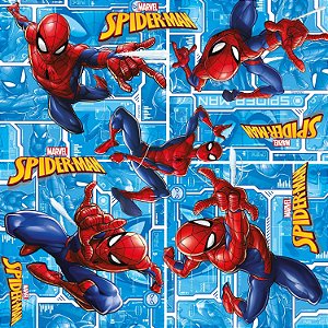 Saco para Presente Metal Spider Man 35x54cm - Pct c/ 40