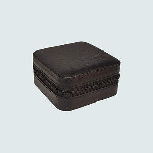 Porta-Joia de Plástico Preto 10x10x5cm