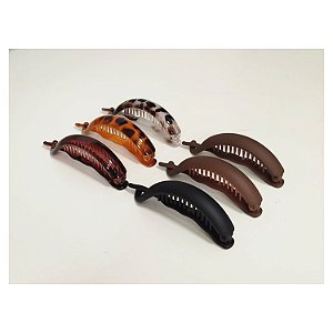 Banana de Plástico p/ Cabelo 10cm - Pct c/ 12 - 3039-XS2