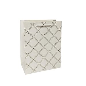 Sacola de Papel p/ Presente Estampa (XL) 44x31x12cm- Pct c/ 12