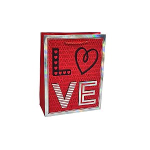 Sacola de Papel Four Star c/ Cores Sortidas (L) 31x42x12cm - 12 Un - Y361-1801L