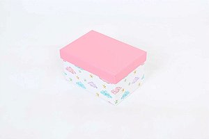Conjunto de 10 Caixas de Papel para Presente - Nuvem (10 Unidades)