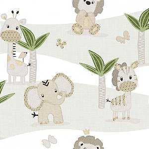 Papel de Parede Infantil MONDO BABY 13048