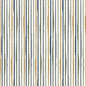 Papel de Parede Revoada - Listra Denim, Militar e Mostarda 4423