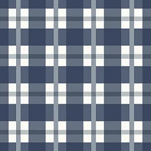 Papel de Parede Revoada - Chevron Xadrez Azul Marinho 4453