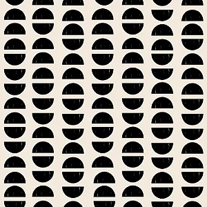 Papel de Parede Revoada - Café Preto e Branco 4461