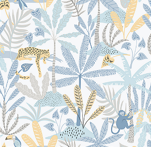 Papel de Parede ENZO - Safari Azul 2862