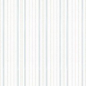 Papel de Parede ERA UMA VEZ - Vintage Listras Pontos Azul 89761