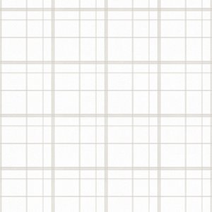 Papel de Parede ERA UMA VEZ - Vintage Xadrez Bege 600083