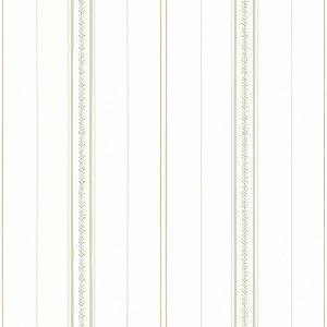 Papel de Parede ERA UM VEZ - Vintage Listras Verde 89808