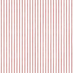 Papel de Parede ERA UM VEZ - Vintage Listras Vermelho 89983