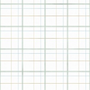 Papel de Parede ERA UM VEZ - Vintage Xadrez Verde Menta 600090