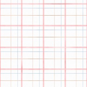 Papel de Parede ERA UM VEZ - Vintage Xadrez Azul Rosa 600052