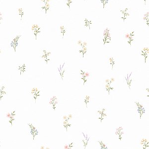 Papel de Parede ERA UM VEZ - Vintage Jardim de Flores 89747