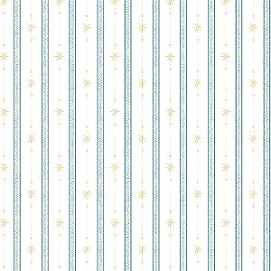 Papel de Parede ERA UM VEZ - Vintage Constelação Listras 89822