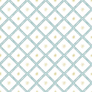 Papel de Parede ERA UM VEZ - Vintage Constelação Losangolos 89662