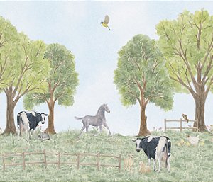 Painel de Parede PASSEIO DE CAMPO 602803