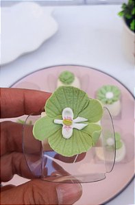 Apliques Comestíveis Florais Orquídea 10 unidades
