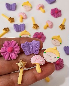 Mix de Confeitos Comestíveis Sininho Fadas 30 Undidades