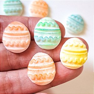 Mix de Apliques Ovos se Páscoa 2cm 10 unidades