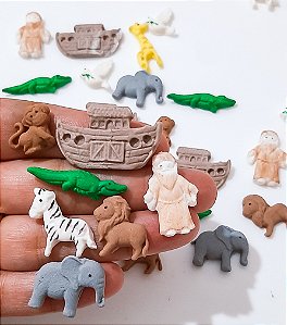 Mix de Confeitos Comestíveis Arca de Noé 30 unidades