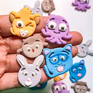 Mix de Confeitos Comestíveis Tema Bolofofos 20 Undidades