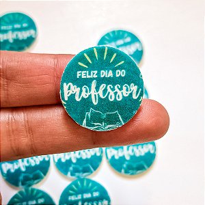 Medalhas Comestíveis Dia dos Professores 2,5cm 10 unidades