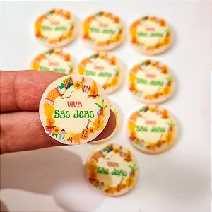 Medalhas Comestíveis Festas Junina São João 10 unidades
