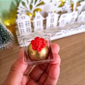 Apliques Comestíveis Arranjo Flor Vermelho 10 unidades