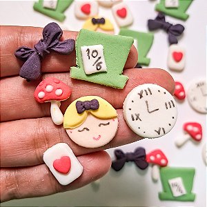 Mix de Confeitos Comestíveis Alice no País das Maravilhas 30 unidades