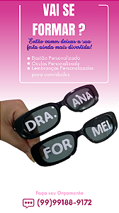 Óculos personalizado