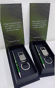 KIT DUO - CHAVEIRO E CANETA