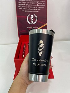 KIT COPO TÉRMICO COM CANETA
