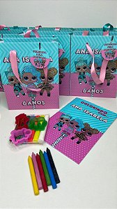 KIT COLORIR PAPELARIA PERSONALIZADA 10UNID.