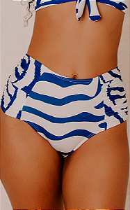 Parte de baixo hot pant lateral franzida lycra imperial