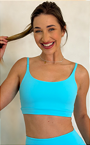 Top fitness alça fina
