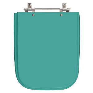 Assento Sanitário Poliester Tivoli Verde Aquamarine para Ideal Standard