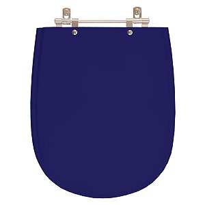 Assento Sanitário Poliester Paris Azul Cobalto para vaso Ideal Standard