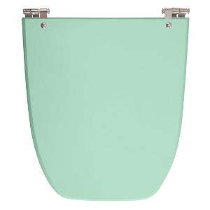 Assento Sanitário Poliester Scala Verde Claro para vaso Ideal Standard