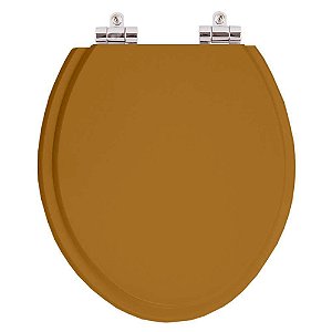 Tampa de Privada Poliéster Soft Close Fiori Ocre para louça Fiori 6lpf