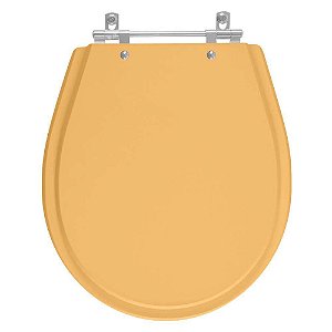 Assento Sanitário Poliester Avalon Papaya para vaso Ideal Standard