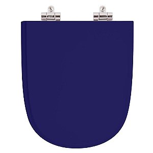 Assento Sanitário Soft Close Ezedra Azul Cobalto para vaso Ideal Standard