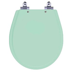 Assento Sanitário Laqueado Soft Close Avalon Verde Claro para vaso Ideal Standard