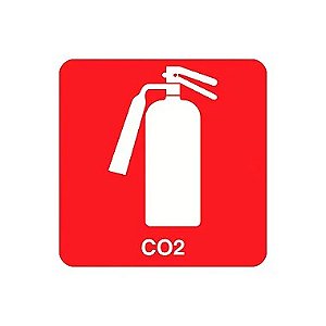 Placa Extintor CO² - E5