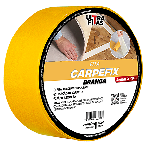 FITA ADESIVA DUPLA FACE PARA CARPETE 45mm x 30m - 190MIC