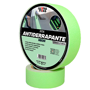Faixa Fita Antiderrapante 50 mm X 05 metros - Toda Neon - Vagalume