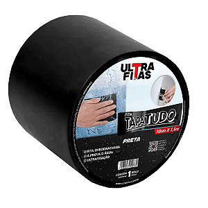 Super Fita Vedação Vazamento Cano Tapa Tudo 10 cm X 1,5 metros