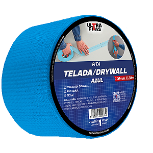 Fita Telada Drywall - 100mm x 20 Metros