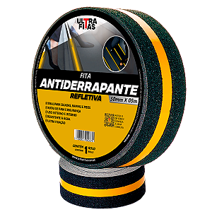 Fita Faixa Lixa Antiderrapante 50 mm X 05 Metros - Refletora